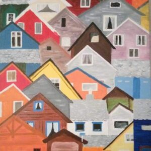 בתים צבעוניים